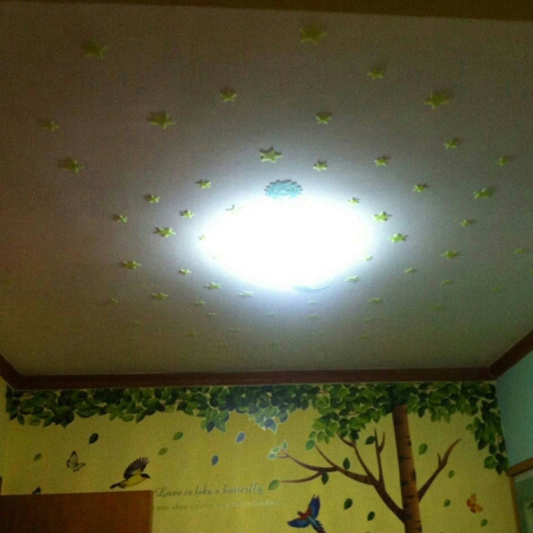 100 adesivi murali per camera da letto per bambini, stelle luminose