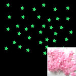100 adesivi murali per camera da letto per bambini, stelle luminose
