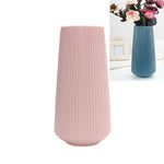 Vaso di plastica semplice contenitore per fiori secchi e bagnati, 11 x 30cm