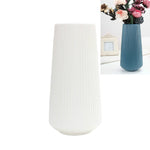 Vaso di plastica semplice contenitore per fiori secchi e bagnati, 11 x 30cm