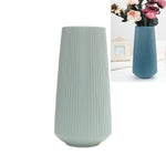 Vaso di plastica semplice contenitore per fiori secchi e bagnati, 11 x 30cm
