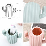 Vaso a forma di cactus Arredamento creativo per la casa Decorazioni interne Portapenne da tavolo