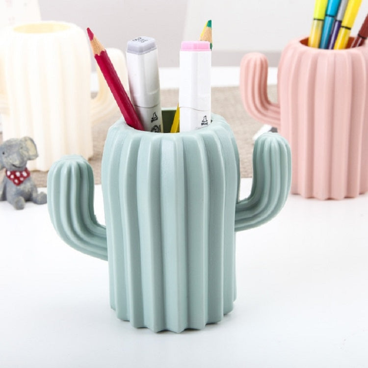 Vaso a forma di cactus Arredamento creativo per la casa Decorazioni interne Portapenne da tavolo