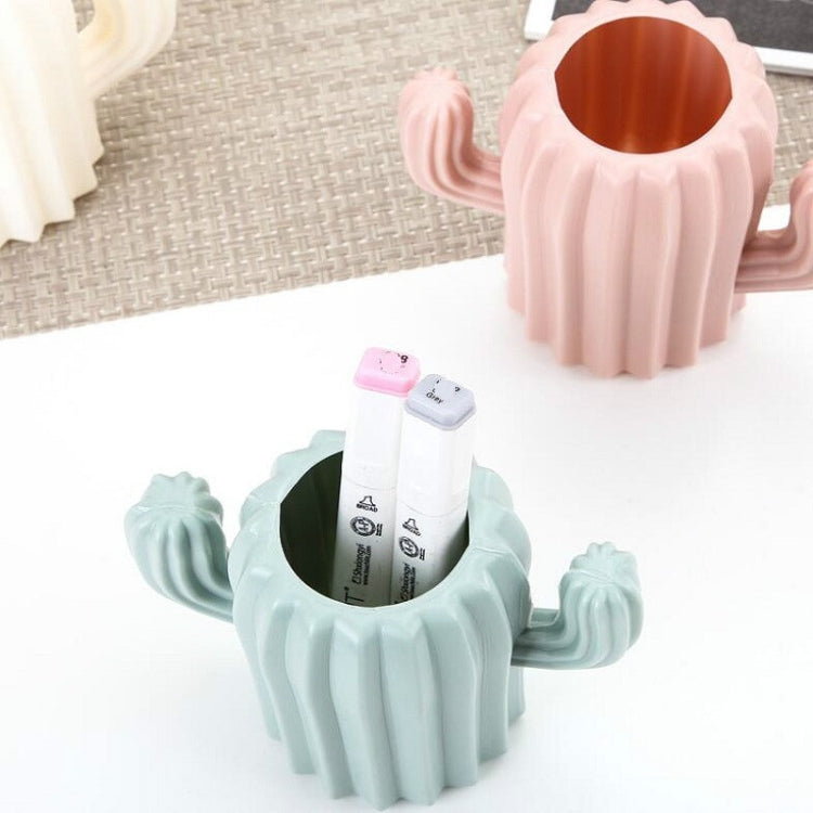 Vaso a forma di cactus Arredamento creativo per la casa Decorazioni interne Portapenne da tavolo