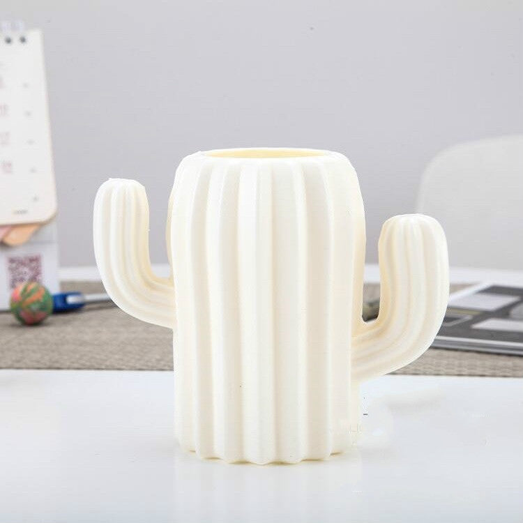 Vaso a forma di cactus Arredamento creativo per la casa Decorazioni interne Portapenne da tavolo