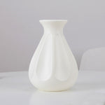 Ornamenti floreali creativi per la casa Disposizione di fiori secchi e bagnati Vaso in plastica resistente alle cadute, 14 x 20 cm