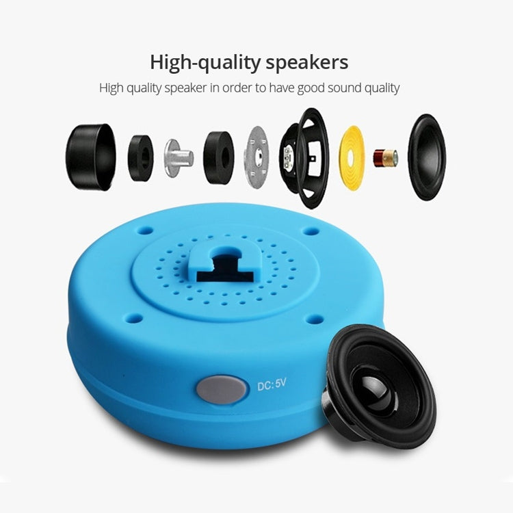 Mini subwoofer portatile doccia altoparlante Bluetooth impermeabile senza fili vivavoce ricevi chiamate microfono di aspirazione musicale per iPhone Samsung