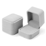 Confezione regalo con confezione di gioielli squisiti da 3 pezzi, 5x5.5cm (Flannel Grey), 7x7cm (Flannel Grey), 7.5x7.5cm (Bow Knot)