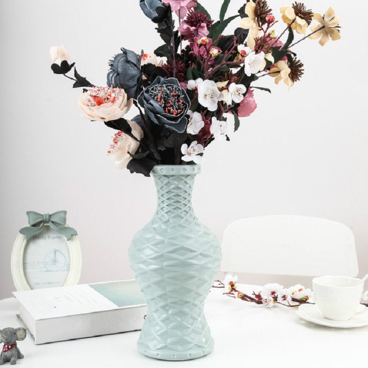 Vaso di plastica Contenitore per composizione di fiori secchi e bagnati Decorazione domestica