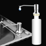 Dispenser sapone lavello cucina in acciaio inox 304