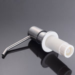 Dispenser sapone lavello cucina in acciaio inox 304