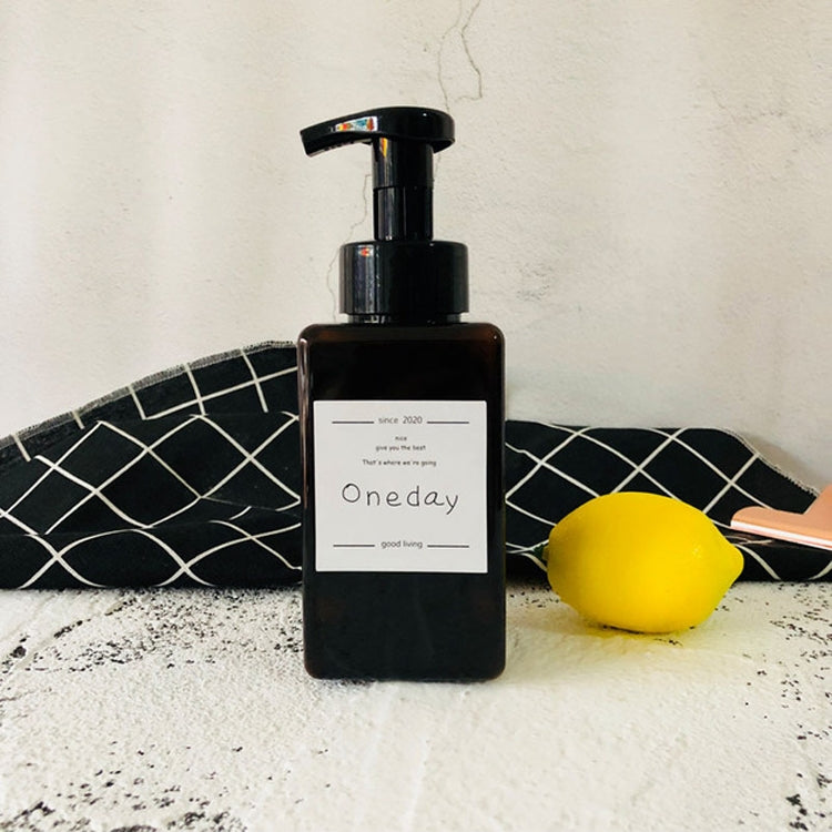 Bottiglia secondaria gorgogliante per pressa in schiuma da 450 ml, Square R, Square One Day