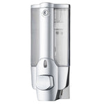Dispenser di sapone per hotel con scatola di sapone manuale a testa singola in plastica montato a parete, Matt, Plating
