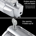 Dispenser di sapone per hotel con scatola di sapone manuale a testa singola in plastica montato a parete, Matt, Plating