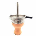 Bruciatore per stufa con supporto per carbone Kaloud in lega di alluminio per shisha narghilè ciotola narghilè testa custode del calore