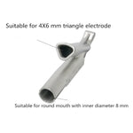 Ugello per saldatura a pavimento con ugello per saldatura a triangolo con torcia per saldatura in plastica in lega di titanio, Floor Welding Nozzle