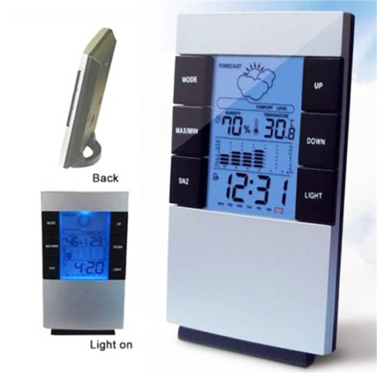 Allarme orologio digitale per display LCD igrometro termometro temperatura umidità misuratore, Humidity Meter