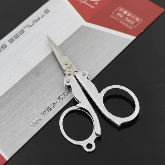 Mini forbici pieghevoli portatili da viaggio, Folding Scissors