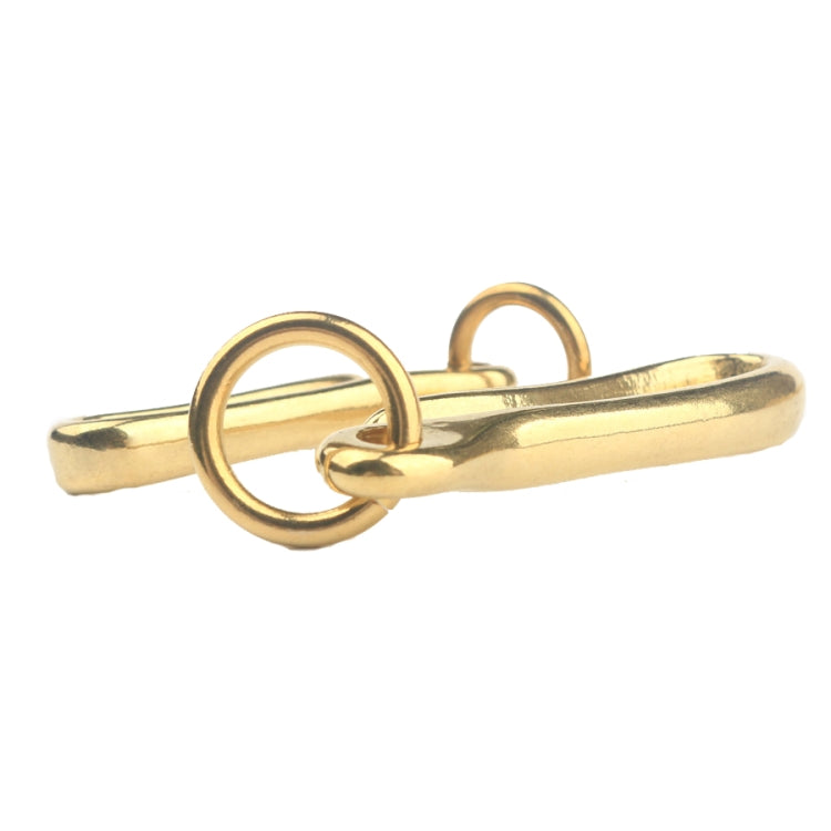 Portachiavi retrò in ottone massiccio, portachiavi, cintura, gancio a U, catena per portafoglio, amo da pesca, 4.8cm with Copper Rin, 6cm with Copper Rin, 4.8cm without Copper Rin, 6cm without Copper Rin