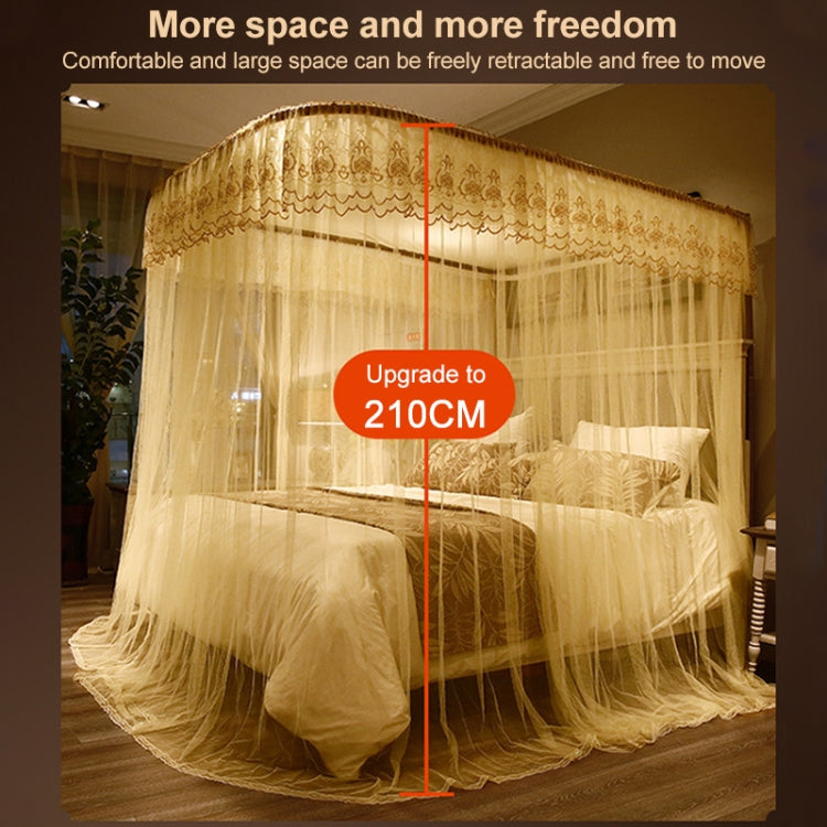 Zanzariera retrattile a tre porte con binario di guida a forma di U, 120x200 cm, 150x200 cm, 180x200 cm, 180x220 cm
