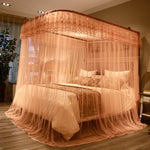 Zanzariera retrattile a tre porte con binario di guida a forma di U, 120x200 cm, 150x200 cm, 180x200 cm, 180x220 cm