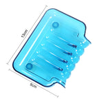 Scatola portasapone per drenaggio colorata a ventosa da 2 pezzi