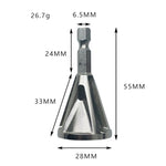 Strumento per smusso esterno in acciaio inox 35cm