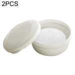 Scatola portasapone da viaggio portatile coperta con drenaggio circolare da 2 pezzi