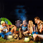 Lampada solare pieghevole LED 500mAh per campeggio