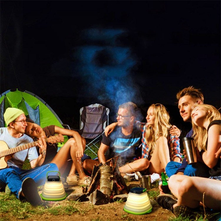 Lampada solare pieghevole LED 500mAh per campeggio
