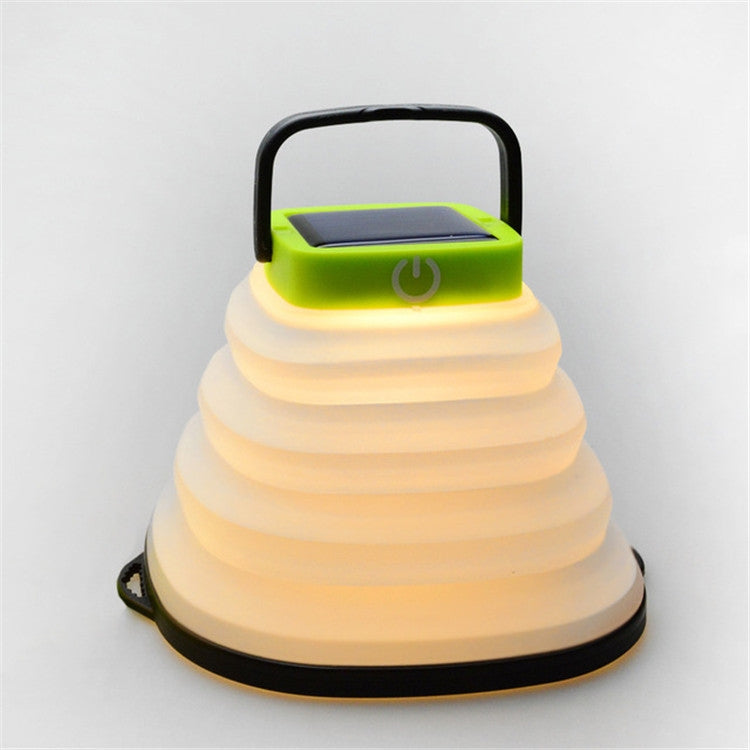 Lampada solare pieghevole LED 500mAh per campeggio