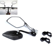 BIKEIN Mountain Bike Modello in carbonio Specchietto retrovisore Equipaggiamento per l'equitazione Riflettore a specchio piano modello 3K, Mirror Reflector