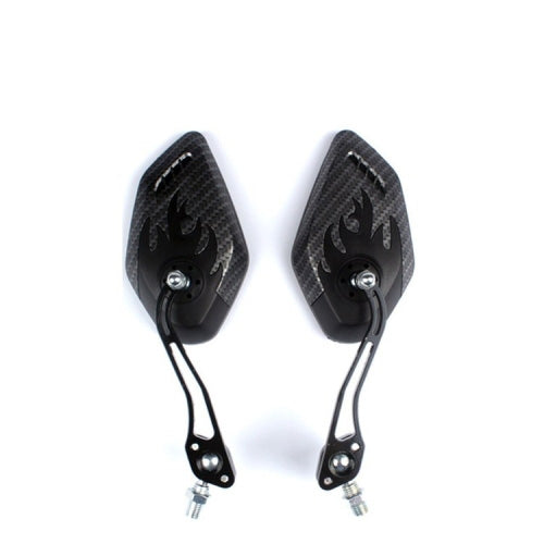 BIKEIN Mountain Bike Modello in carbonio Specchietto retrovisore Equipaggiamento per l'equitazione Riflettore a specchio piano modello 3K, Mirror Reflector