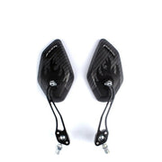 BIKEIN Mountain Bike Modello in carbonio Specchietto retrovisore Equipaggiamento per l'equitazione Riflettore a specchio piano modello 3K, Mirror Reflector