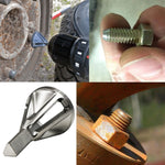 Utensile smusso esterno per sbavatura acciaio inox