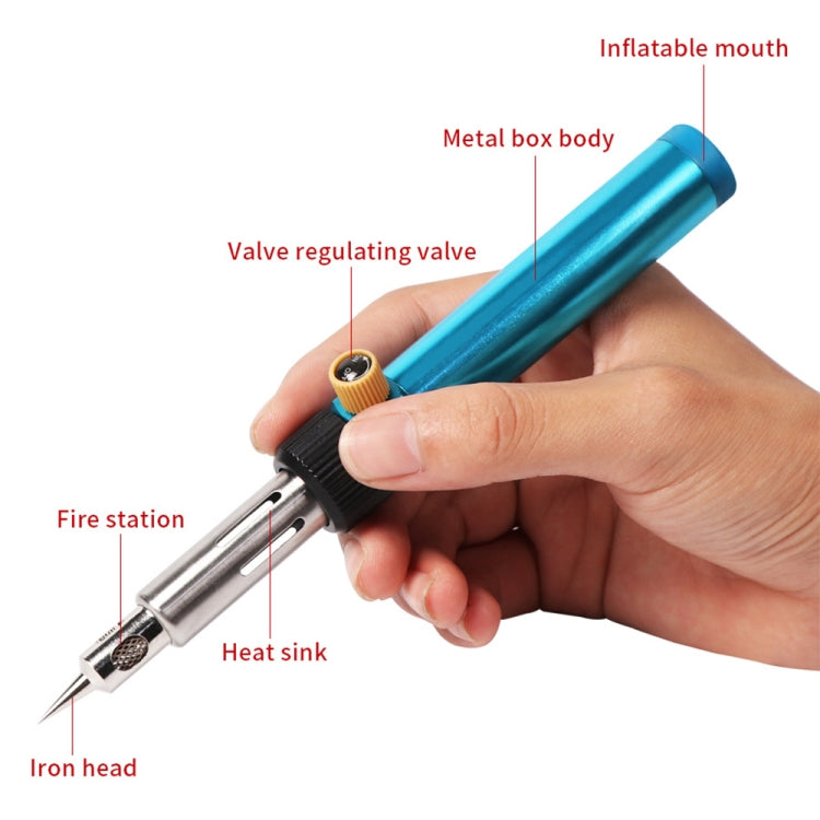 Penna per saldatura senza fili per saldatore a gas a temperatura regolabile multifunzione con pistola ad aria calda, Cordless Welding Pen