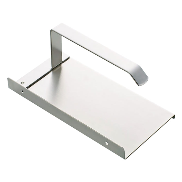 Appendiabiti per rotolo di carta porta carta igienica lucida in acciaio inossidabile con ripiano per cellulare, Glossy Toilet Paper Holder