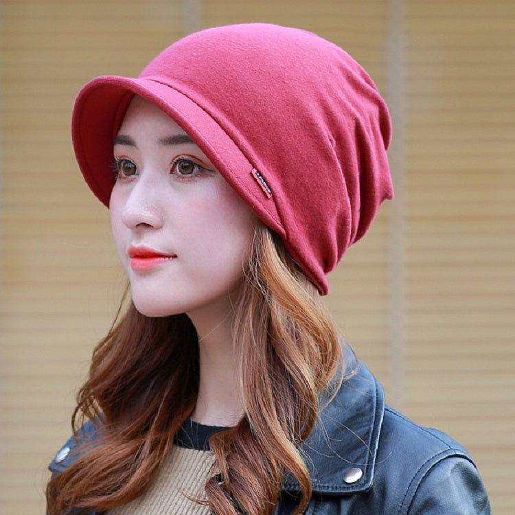 Cappello turbante in cotone con protezione orecchie donna