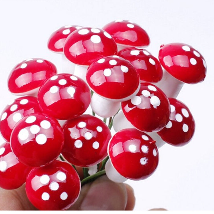 20 decorazioni da giardino in miniatura con mini funghi artificiali in schiuma, 20 PCS Foam Mushroom