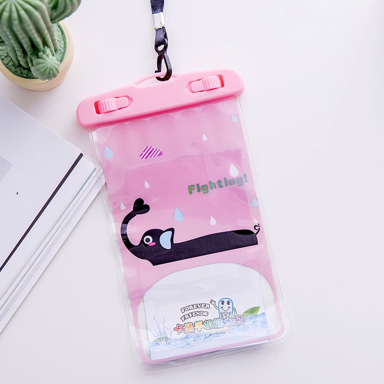 Borsa impermeabile trasparente per cellulare con fibbia, vari modelli