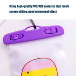 Borsa per cellulare impermeabile trasparente per foto da esterno di grandi dimensioni da 10 pezzi, Elephant, Squirrel, Puppy, Big Elephant, Fawn, Little White Cat, Dolphin, Little Yellow Deer, Little Sheep, Little Pink Cat, Little Cat, Crocodile
