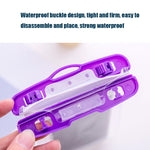 Borsa per cellulare impermeabile trasparente per foto da esterno di grandi dimensioni da 10 pezzi, Elephant, Squirrel, Puppy, Big Elephant, Fawn, Little White Cat, Dolphin, Little Yellow Deer, Little Sheep, Little Pink Cat, Little Cat, Crocodile