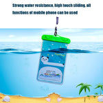 Borsa per cellulare impermeabile trasparente per foto da esterno di grandi dimensioni da 10 pezzi, Elephant, Squirrel, Puppy, Big Elephant, Fawn, Little White Cat, Dolphin, Little Yellow Deer, Little Sheep, Little Pink Cat, Little Cat, Crocodile