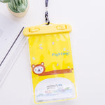 Borsa per cellulare impermeabile trasparente per foto da esterno di grandi dimensioni da 10 pezzi, Elephant, Squirrel, Puppy, Big Elephant, Fawn, Little White Cat, Dolphin, Little Yellow Deer, Little Sheep, Little Pink Cat, Little Cat, Crocodile