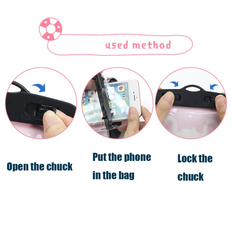 Borsa impermeabile PVC trasparente per smartphone 10 pezzi