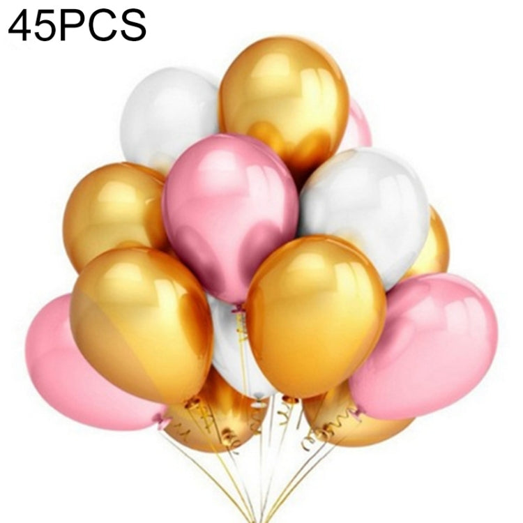 Palloncini in lattice perlati da 12 pollici colorati 45 pezzi