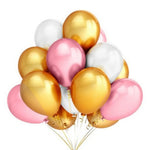 45 pezzi/lotto palloncini in lattice perlati da 12 pollici decorazioni per feste di compleanno con nastri colorati