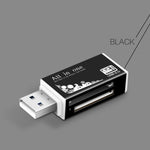 Lettore di schede SD multi in 1 per Memory Stick Pro Duo Micro SD, TF, M2, MMC, SDHC MS Card