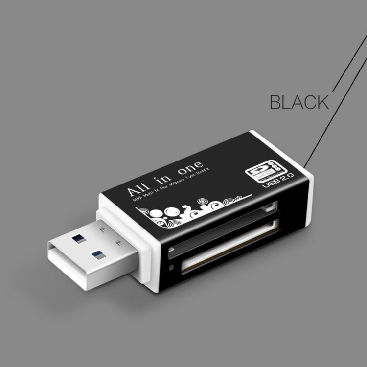 Lettore di schede SD multi in 1 per Memory Stick Pro Duo Micro SD, TF, M2, MMC, SDHC MS Card