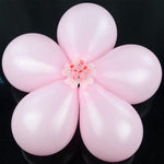 50 clip decorativi per palloncini floreali in plastica